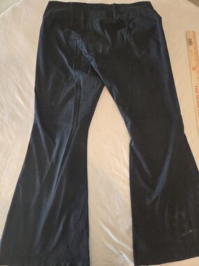 wild fable Black High-Rise Pants With Distressed Holes